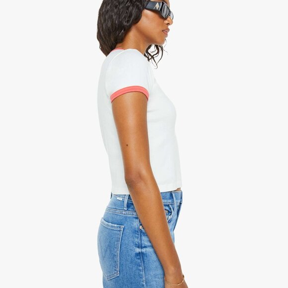 NWT MOTHER The Itty Bitty Cotton Graphic Baby Tee (Bad Seed) - Picture 3 of 5